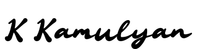 K Kamulyan Font Image
