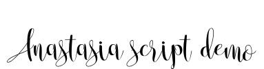 Anastasia script demo