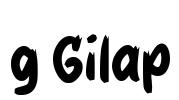 g Gilap Font Image