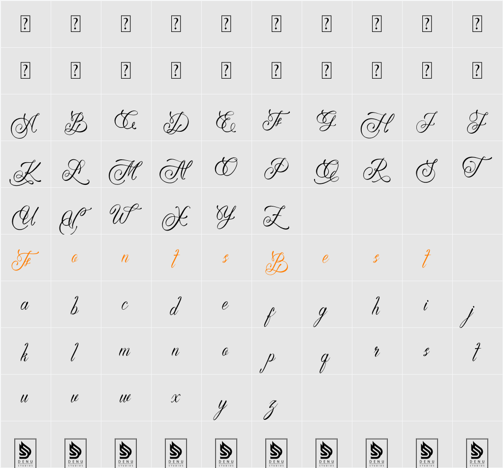 Maellen Character Map