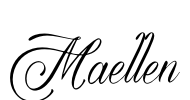 Maellen Font Image