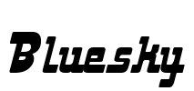 Bluesky Font Image