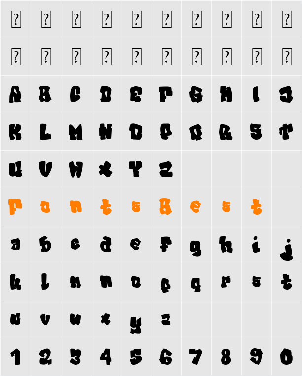 Alpha Character Map
