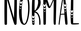 Normal Font Image