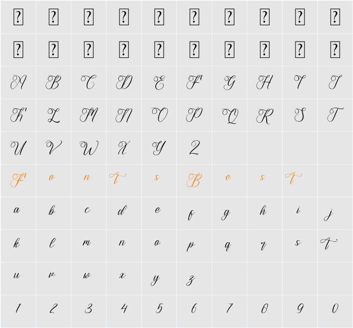 Havelina Renatiwy Character Map