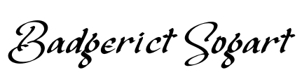 Badgerict Sogart Font Image