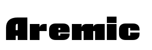Aremic  Font Image
