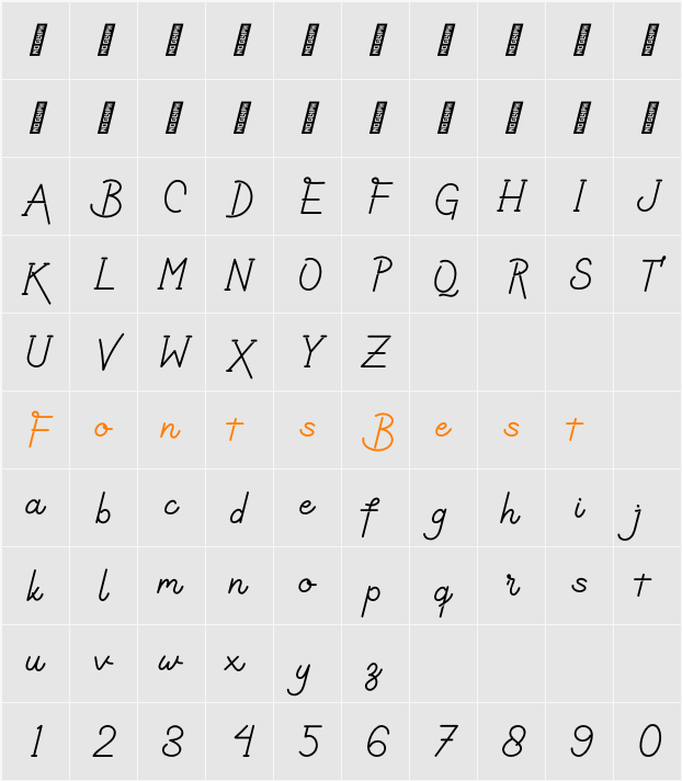 Affriel Character Map