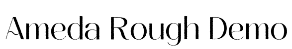 Ameda Rough Demo Font Image