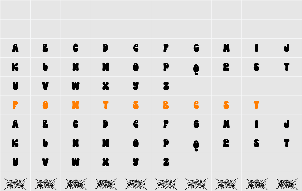 Teenage Snaggy Demo Character Map