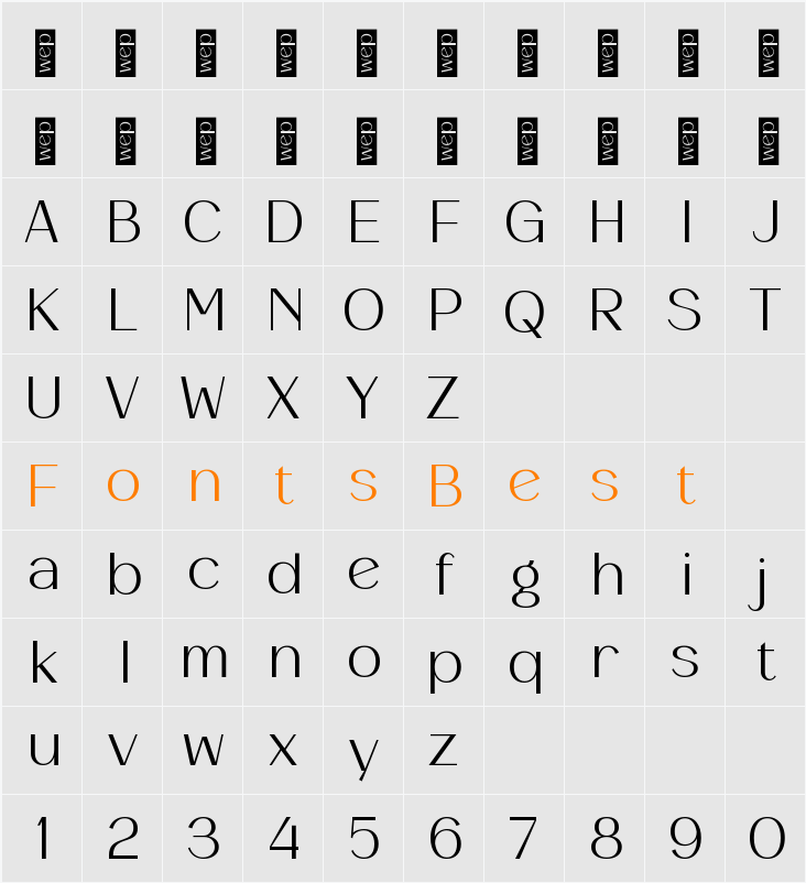 h Home 888 Character Map
