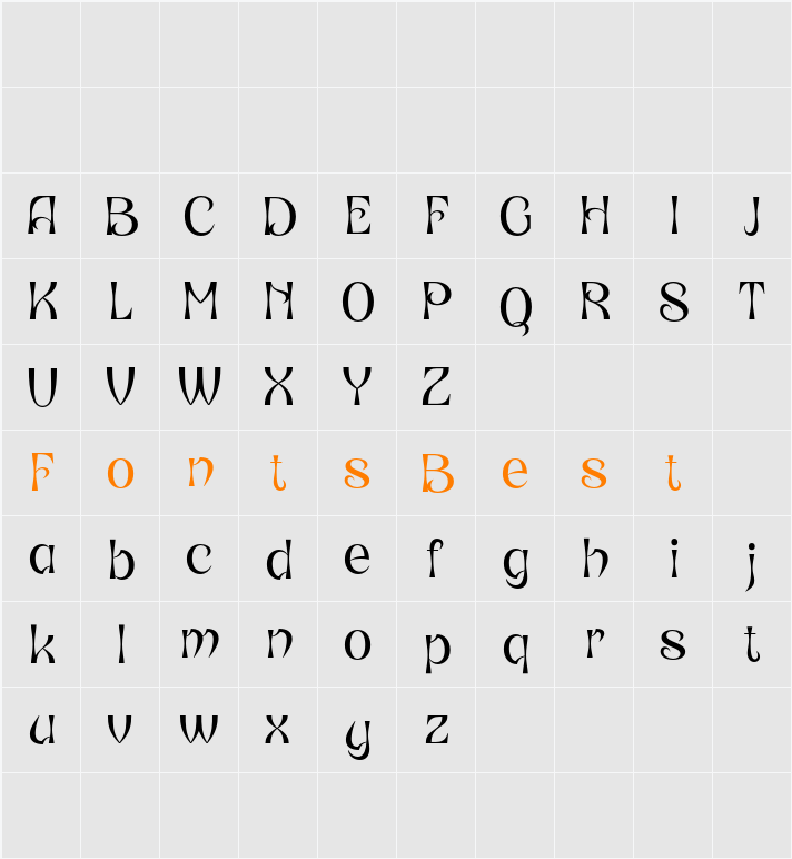 CS Gladys Demo Character Map
