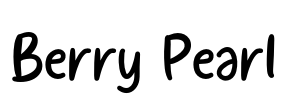 Berry Pearl Font Image