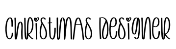Christmas Designer Font Image