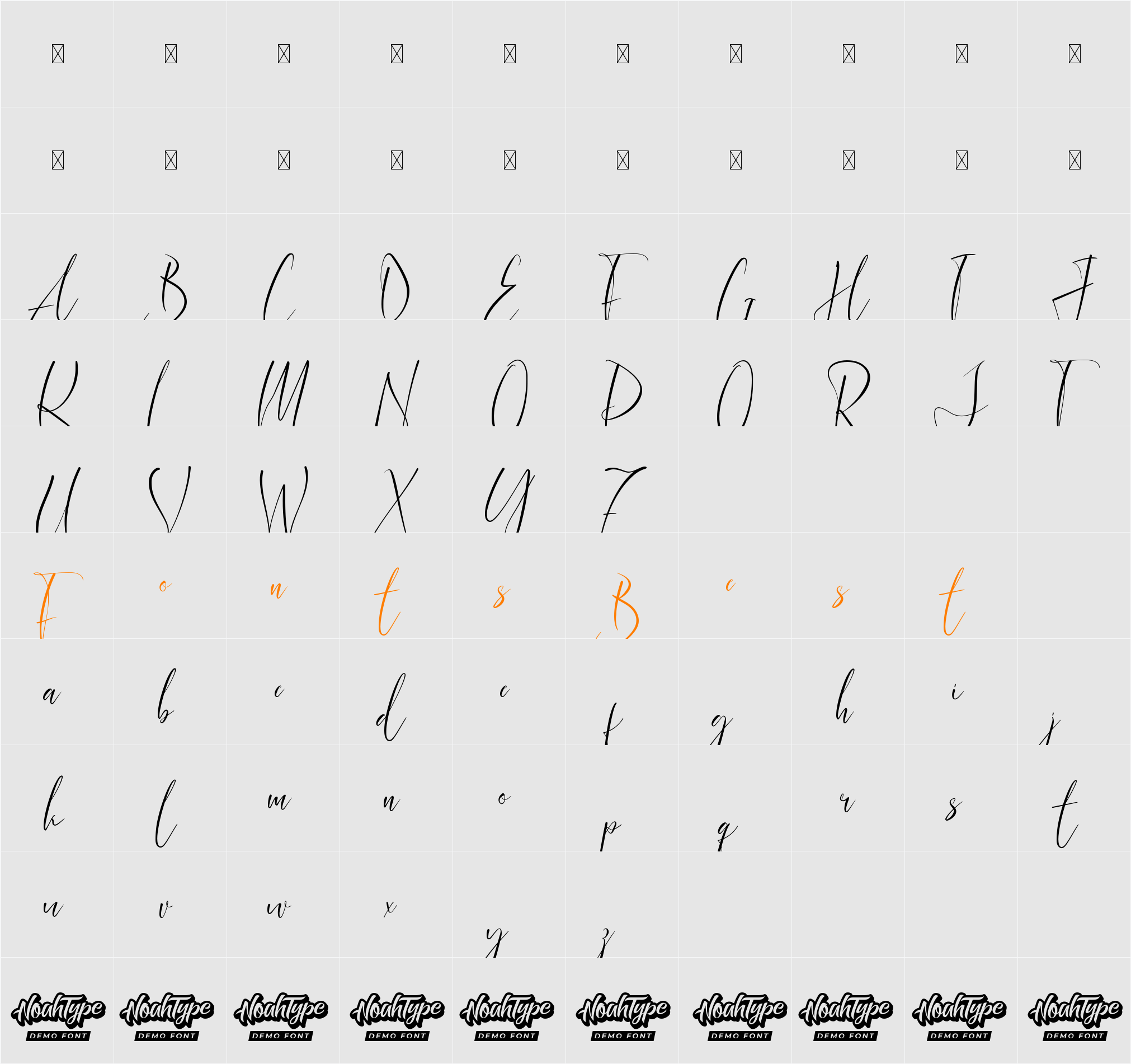 Autumn Crystal Demo Character Map