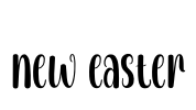 New Easter Font Image
