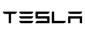 TESLA Font Image