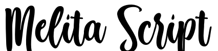 Melita Script Font Image