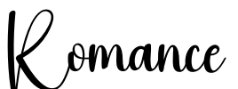Romance Font Image