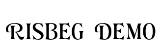 Risbeg Demo Font Image