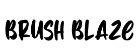 Brush Blaze Font Image