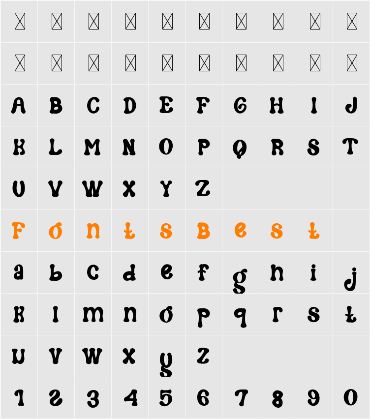 Hoynes Character Map