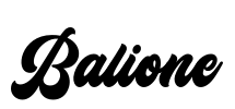 Balione Font Image