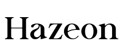 Hazeon Font Image