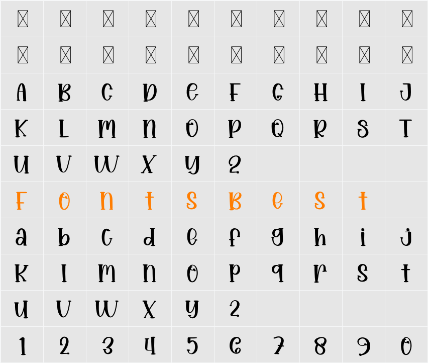 Snack Crispy Character Map