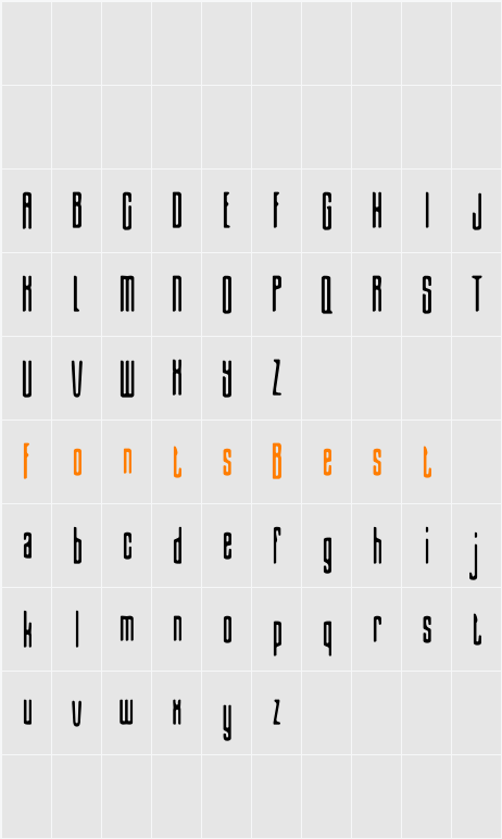 Albercio Blur Demo Character Map