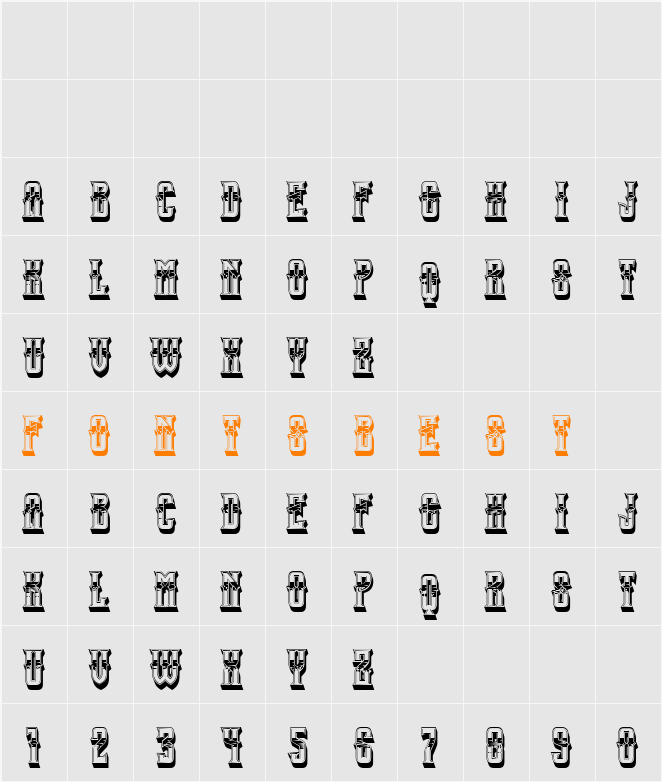Gangster Character Map