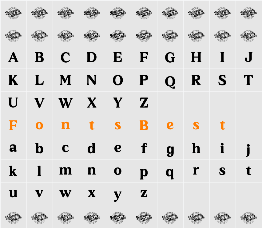 Garden Rostera DEMO VERSION Character Map