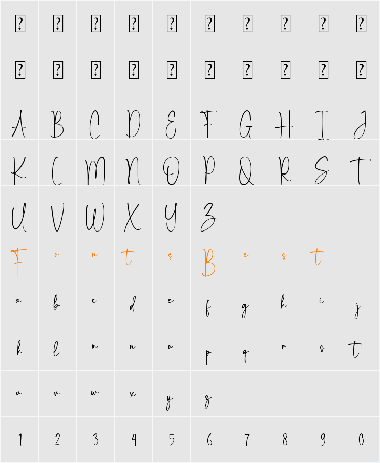 Satisfaction Character Map