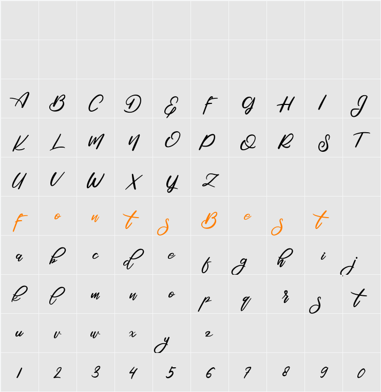 Absolute Character Map
