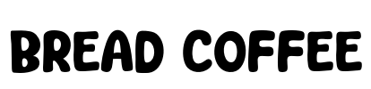 Bread Coffee Font Image