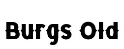 Burgs Old Font Image