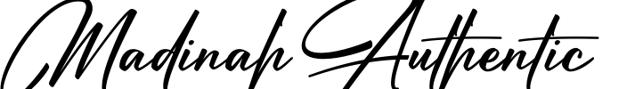 Madinah Authentic Font Image