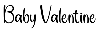 Baby Valentine Font Image