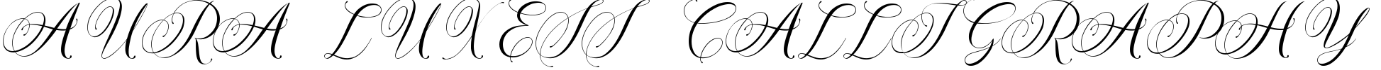 AURA LUXESS Calligraphy