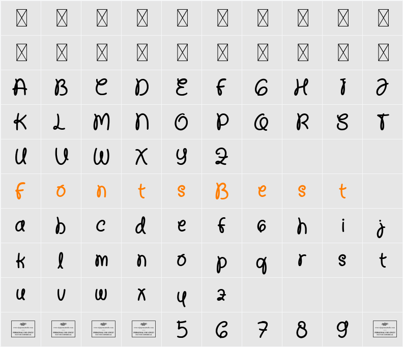 Enigma Character Map