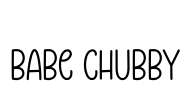 Babe Chubby Font Image