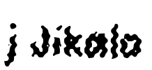 j Jikalo Font Image