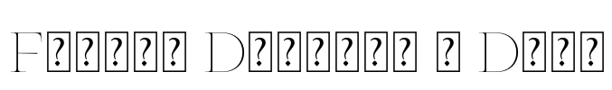 Foller Display - Demo Font Image