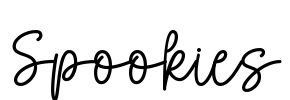 Spookies Font Image