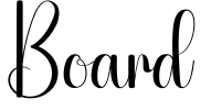Board Font Image