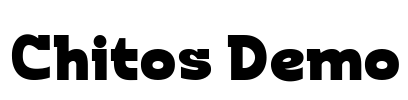 Chitos Demo Font Image