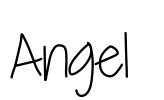 Angel  Font Image