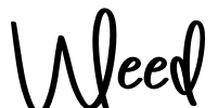 Weed Font Image