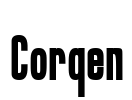 Corqen Font Image