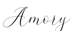 Amory Font Image